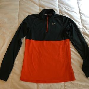 Nike 1/4 zip dri fit running long sleeve